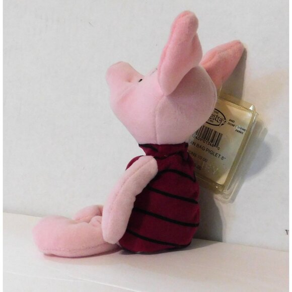 Disney Piglet Mini Bean Bag Plush 8" Pink Soft Toy Cute Doll Exclusive - Picture 4 of 5